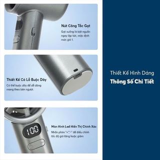 QUẠT CẦM TAY MINI DÙNG PIN SẠC M11