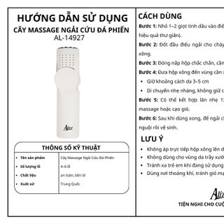 CÂY MASSAGE NGẢI CỨU ĐÁ PHIẾN ALIZZ AL-14927