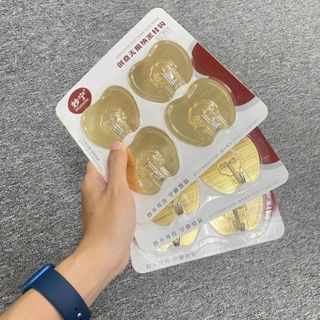 SET 4 MÓC DÁN TƯỜNG CHỊU LỰC HÌNH QUẢ TÁO