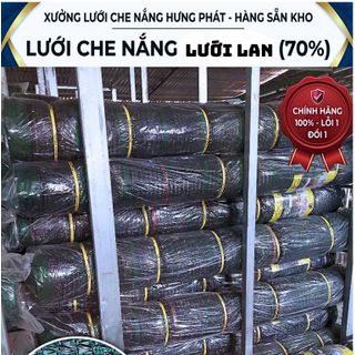 Lưới Che Nắng Thái Lan HDPE 2m70% - Khổ 2m x 100m - Chống UV Giảm Nhiệt - 50m, 100m