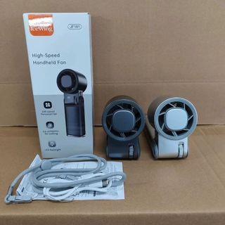 Quạt Mini Cầm Tay IceWing JF181 Nhôm Cao Cấp – Có Làm Lạnh, 199 Tốc Độ, Pin Sạc, Màn Hình LED
