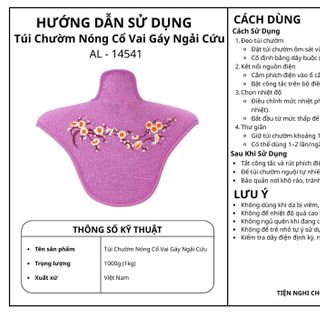 TÚI CHƯỜM NÓNG CỔ VAI GÁY NGẢI CỨU ALIZZ AL-14541