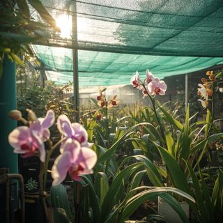 Lưới Lan Che Nắng Cao Cấp 70% (Khổ 4m x 50m) – Giải Pháp Giải Nhiệt Cực Tốt Cho Vườn Lan, Rau Sạch, hiên nhà