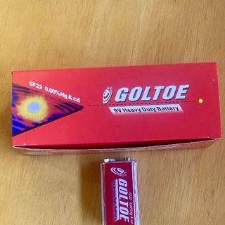 Pin 9V vuông Carbon 6F22 Goltoe