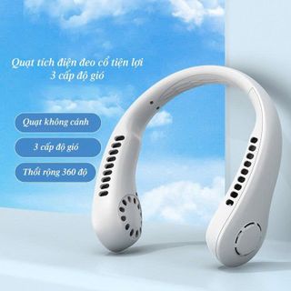 QUẠT TÍCH ĐIỆN ĐEO CỔ 3 CẤP ĐỘ