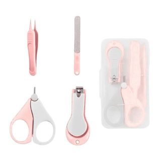 Bộ Bấm Móng Tay Cho Bé Sơ Sinh Dụng Cụ Cắt Móng Tay 4 Chi Tiết Thép Không Gỉ Cao Cấp
