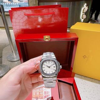 ĐỒNG HỒ COUPLE CAO CẤP FATEK MẶT VUÔNG DÂY THÉP BẠC