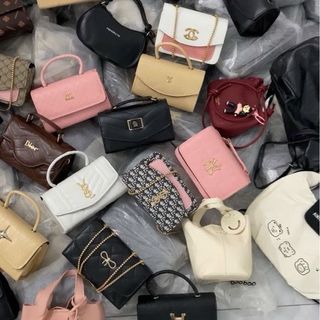 LÔ túi xách mới sỉ 100 cai 1-3ngăn lộn xộn