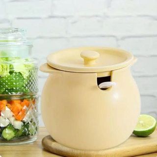 HỦ ĐỰNG MỠ CÓ TAI CẦM KÈM MUỖNG 700ML (T30)