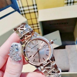 ĐỒNG HỒ NAM NỮ LẺ SIZE CAO CẤP BUBBERI MẶT SAPHIRE DÂY THÉP BA MÀU