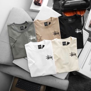 Áo Stussy  Chất liệu vải cotton 4 chiều xịn mịn