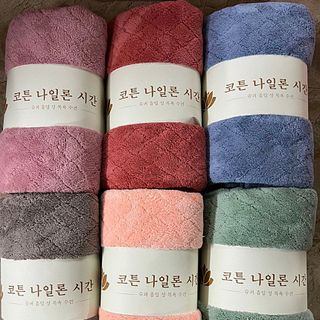 Khăn Tắm Lông Cừu Xuất Hàn Cao cấp, KT 60x120cm, Nặng 250g