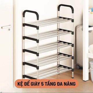 Kệ Để Giày Nhiều Lớp, Giá Để Giày Đa Năng 5 Tầng Tủ Giày Dép Dễ Dàng Cài Đặt Kệ Để Giầy Dép