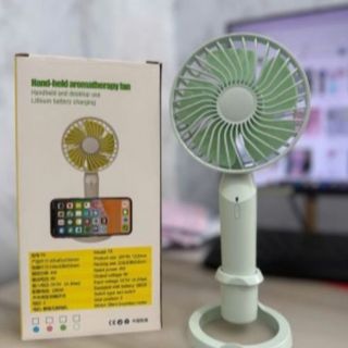 Quạt Sạc Tích Điện T9 Cầm Tay giá đỡ đt