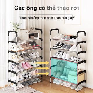 Kệ Để Giày Nhiều Lớp, Giá Để Giày Đa Năng 5 Tầng Tủ Giày Dép Dễ Dàng Cài Đặt Kệ Để Giầy Dép