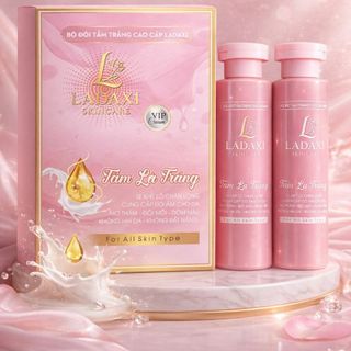 Bộ đôi Tắm trắng da toàn thân LADAXI Skincare 2 in 1