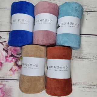 Khăn Tắm Lông Cừu Cao Cấp Kẻ mờ, KT 50x100cm, Có Mã Màu Mới