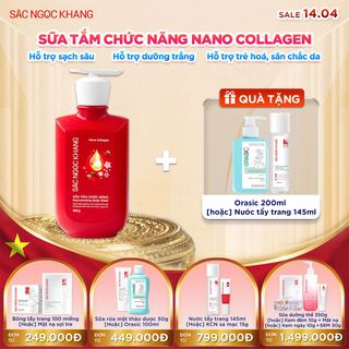 Sữa Tắm Nano Collagen [Chai 500g] TẶNG 1 TRONG 2 QUÀ