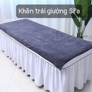 Khăn Trải Giường Spa Chất Microfiber Cao Cấp KT 90x190cm_700gr