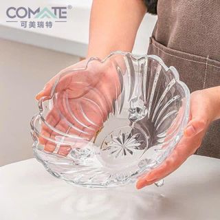 ĐĨA THỦY TINH 3 CHÂN CAO CẤP (T18)