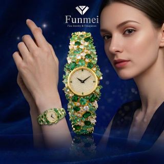 ĐỒNG HỒ NỮ CHÍNH NGẠCH FUNMEI F2173 FULL ĐÁ CZ FULLBOX HOÁ ĐƠN