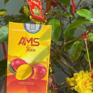 Viên uống giảm cân Ams Slim hộp 30 viên chính hãng