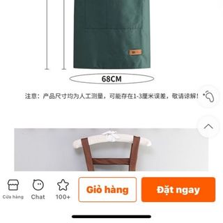 Tạp dề chống nước cao cấp – phong cách Hàn Quốc