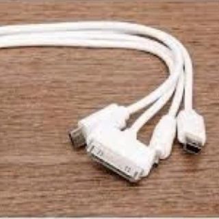 Cáp sạc 4 đầu ngắn