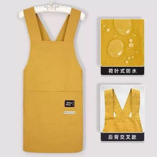 Tạp dề vải trơn cao cấp – chống bẩn, form đẹp