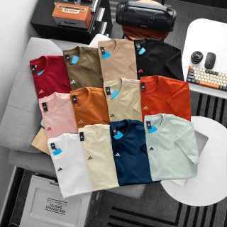 Áo thun nam. Cotton 4 chiều xịn, sờ vào là thích.   Bo rip đồng màu, thiết kế basic.