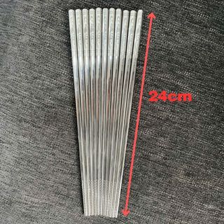 1 Hộp (5 Đôi) Đũa Inox SUS 304 Hàn Quốc Chống Trượt Cao Cấp Kháng Khuẩn