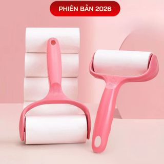 Cây lăn bụi quần áo lõi 10cm siêu dính sử dụng tốt cho đệm gối thú cưng thảm ghế sofa