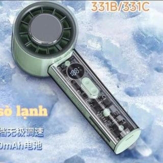 Quạt Sạc Tích Điện Cầm Tay F331B Có Sò Lạnh Cao Tốc