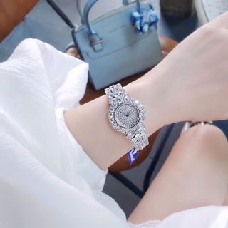 SET ĐỒNG HỒ NỮ CHÍNH NGẠCH FUNMEI F2064 ĐÍNH ĐÁ CZ KÈM DÂY CHUYỀN FULLBOX HOÁ ĐƠN