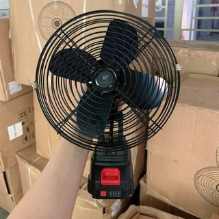 Quạt Tích Điện Lithium 8inch - Pin 10 cell
