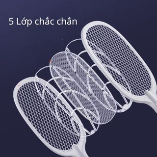 Vợt muỗi tự động kiêm đèn bắt muỗi 2 in 1 tự động sạc tích điện, vợt bắt muỗi thông minh cao cấp để bàn
