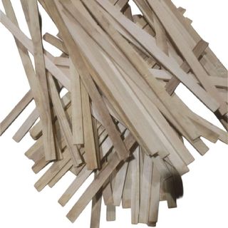 Thanh gỗ tràm/ cao su baò mịn 2 mặt 80 x 3.5 x 1 cm.