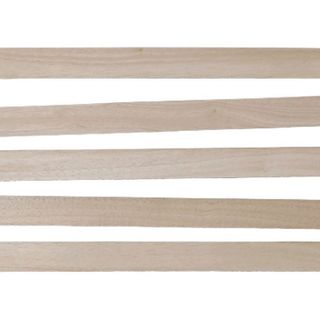 Thanh gỗ tràm/ cao su baò mịn 2 mặt 80 x 3.5 x 1 cm.