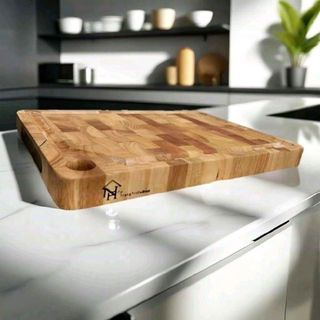 NAUHOME Thớt Gỗ Cao Cấp 35 x 25 x 2.5cm Chất Lượng Cao - Thớt Gỗ Tự Nhiên Chống Mối Mọt Không Ẩm Mốc - Sản Phẩm Tiện Lợi Cho Sử Dụng Hàng Ngày