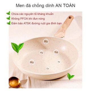 CHẢO ĐÁ NHẬT CHỐNG DÍNH VÂN ĐÁ 30CM