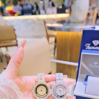 ĐỒNG HỒ NỮ CHÍNH HÃNG NHẬP CHÍNH NGẠCH FUNMEI F2164 ĐÍNH CZ FULLBOX  HOÁ ĐƠN
