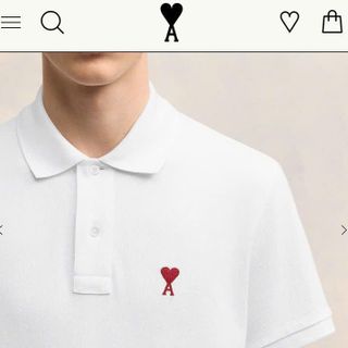 Ami Polo Shirt Basic Logo.  Chất vải cotton cá sấu 2c mềm mướt.