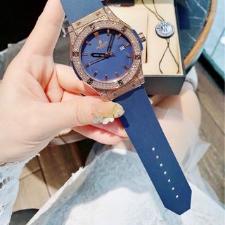 SĂN SALE ĐỒNG HỒ NAM CAO CẤP HUPOT VIỀN ĐÁ MÁY PIN