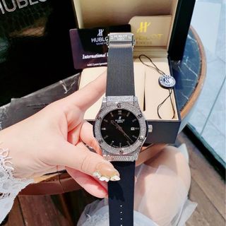 SĂN SALE ĐỒNG HỒ NAM CAO CẤP HUPOT VIỀN ĐÁ MÁY PIN