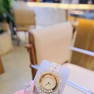 ĐỒNG HỒ NỮ CHÍNH HÃNG NHẬP CHÍNH NGẠCH FUNMEI F2164 ĐÍNH CZ FULLBOX HOÁ ĐƠN