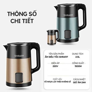 ẤM SIÊU TỐC INOX 3L SFIRAP SA-ST300 (T24)