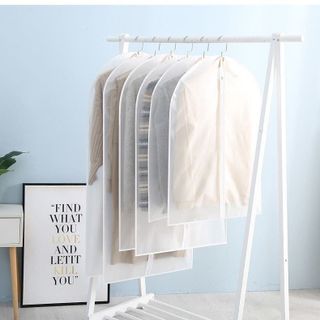 Túi bọc quần áo treo tủ chống bụi chống thấm có khóa kéo Cao Cấp