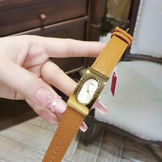 ĐỒNG HỒ NỮ CHÍNH HÃNG MISHALY DÂY DA MẶT CN NIỀNG VÀNG FULLBOX GIÁ MỚI