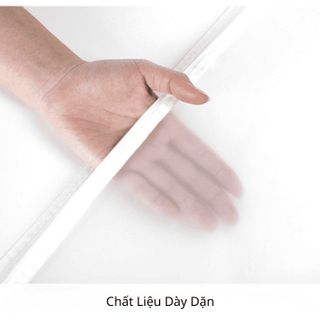 Túi bọc quần áo treo tủ chống bụi chống thấm có khóa kéo Cao Cấp