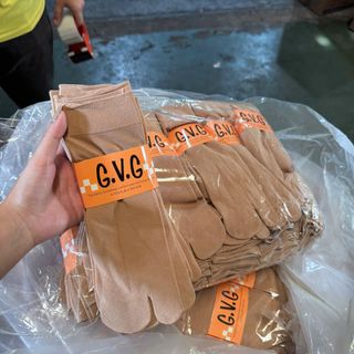 SET 10 ĐÔI TẤT VỚ XỎ NGÓN CỔ CAO MÀU DA